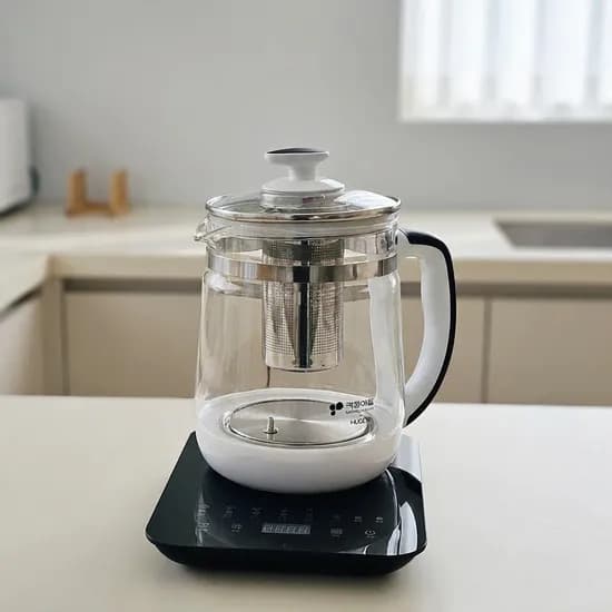 키친아트 유리 티포트, 1.8L, 1개