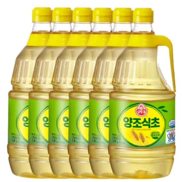 오뚜기 양조식초 1.8L 6개 17,010원