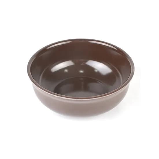 설렁탕 멜라민 뚝배기, 브라운, 대형, 18x7.4cm, 1개