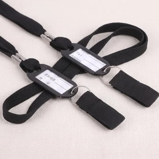 지팡이용 분실 방지 손목 스트랩 블랙 25cm 1개