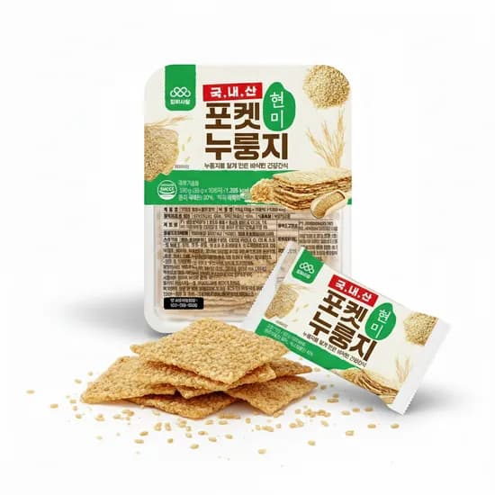 엄마사랑 국내산 포켓누룽지 현미 330g 1개