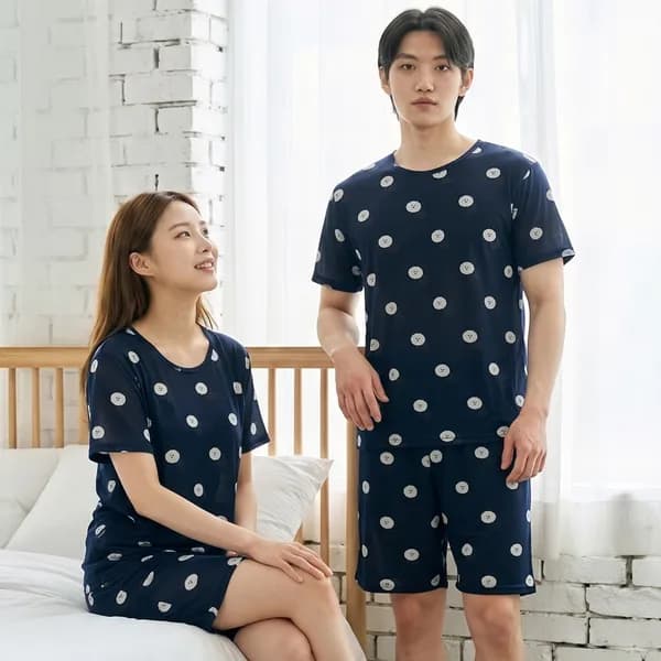 3355hop 쿨빙 반팔 잠옷 세트 비숑 남성 XL 1개 8,980원