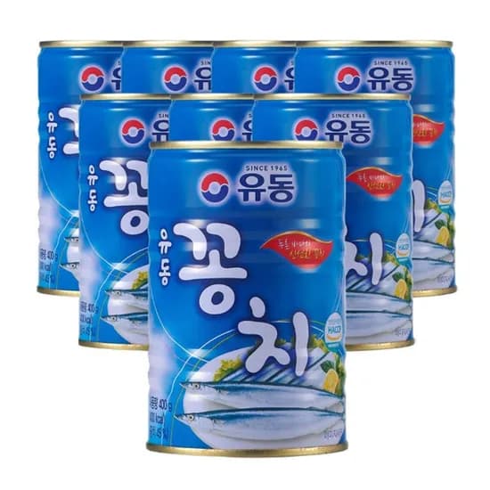 유동 꽁치 통조림 400g 8개