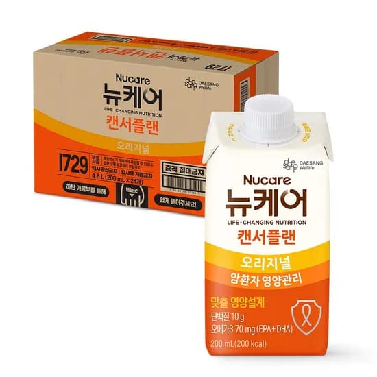 대상웰라이프 뉴케어 캔서플랜 200ml 24개입 47,300원