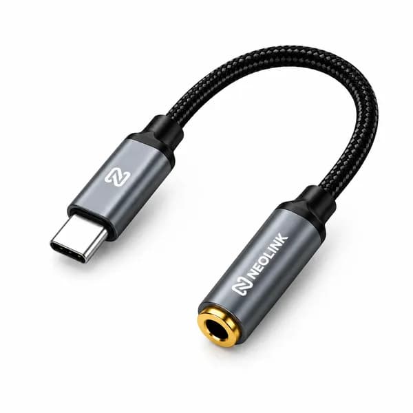 네오링크 USB-C타입 to 3.5mm AUX DAC 오디오 변환 젠더 NAC-001 1개