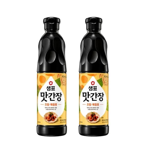 샘표 맛간장 조림볶음용 860ml 2개 16,400원