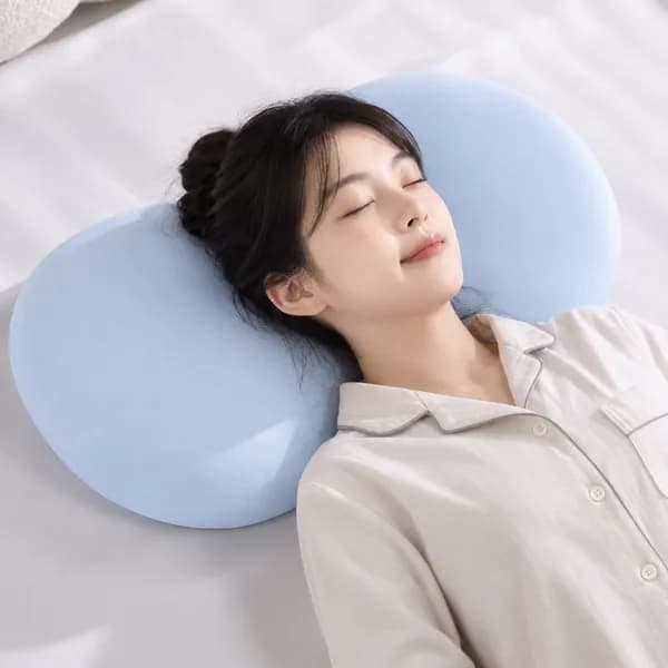 뉴포츠 메모리폼 쫀득 아이스실크 베개 망고 1개
