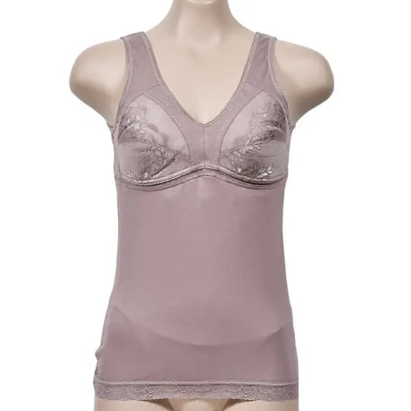 일체형 브라 런닝 브래지어 런닝 여성용 메리야스 베이지 2XL(90AB) 1개