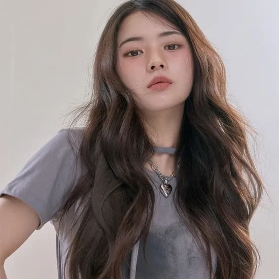 페어리펌 지젤 라이트 반가발 다크브라운 55cm 1개