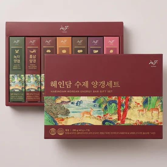 혜인담 수제 양갱세트 40g 7개