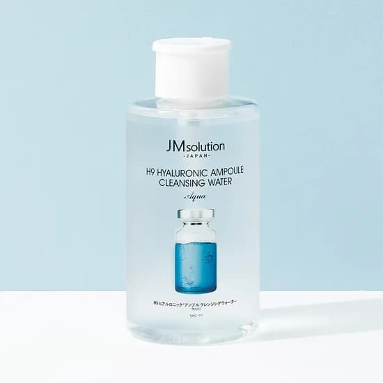 JM솔루션 H9 히아루로닉 앰플 클렌징 워터 아쿠아 500ml 1개