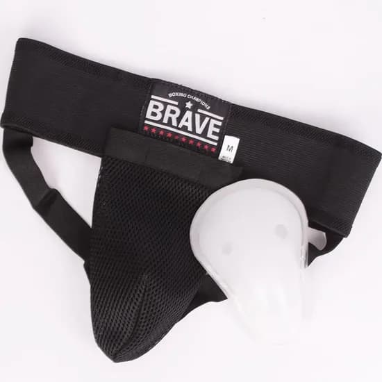 BRAVE 벨트형 낭심보호대 세트, 남성용, L, 1개
