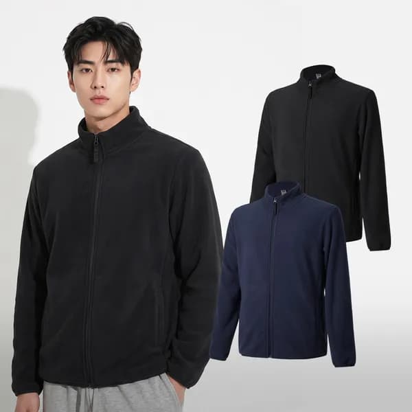 남성 라이트핫 폴라플리스 자켓 M7WJ11 블랙 095 1장