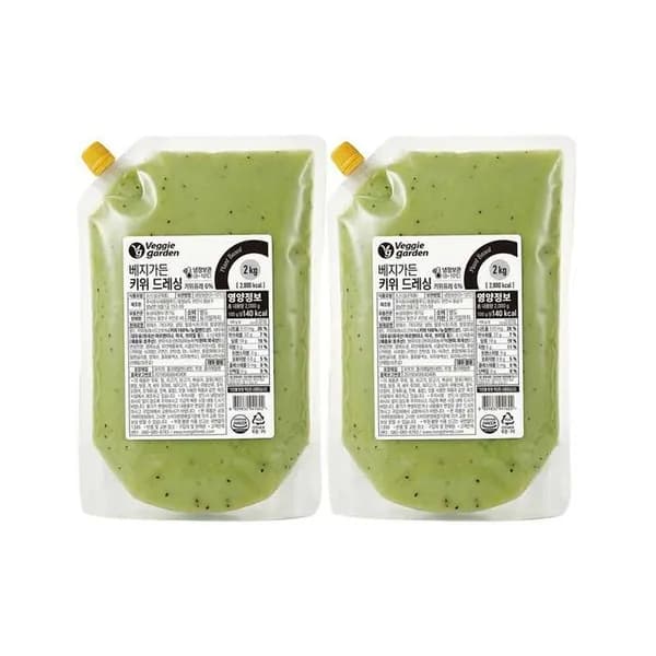 베지가든 키위드레싱 식물성 2kg 2개 19,900원