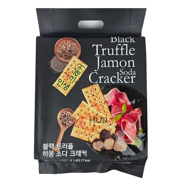 블랙 트러플 하몽 소다 크래커 294g 2개