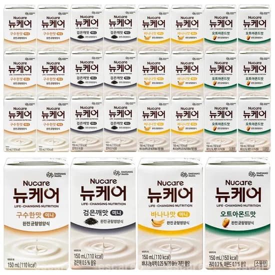 뉴케어 완전균형영양식 구수한맛 외 3종 소용량 150ml 24개