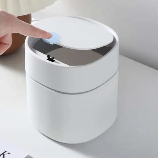 냄새차단 화장실 미니 쓰레기통 2L 1개