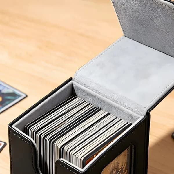 트레이딩 카드 덱 케이스 9x8.5x11cm 1칸 블랙블루 1개