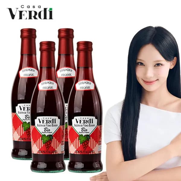 카사베르디 유기농 레드와인 비니거 500ml 4개