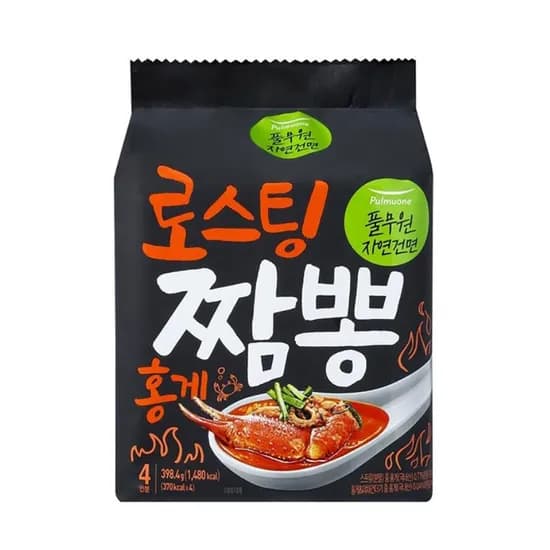 풀무원 로스팅 짬뽕 홍게 24개