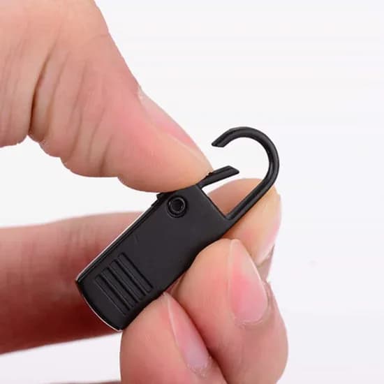지퍼고리 10개, 블랙, 1개