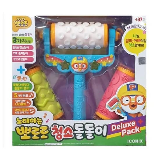 아이코닉스 뽀로로 노래하는 청소 돌돌이 디럭스, 1개