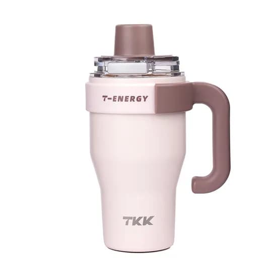 TKK프리미엄 원터치 텀블러, 핑크블라썸, 800ml, 1개