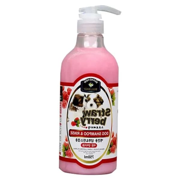 벨버드 펫샴푸 어린 강아지용 스트로베리향 샴푸 린스 겸용 750ml 1개 17,130원