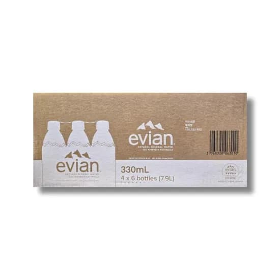 에비앙 미네랄 천연광천수 330ml 24팩