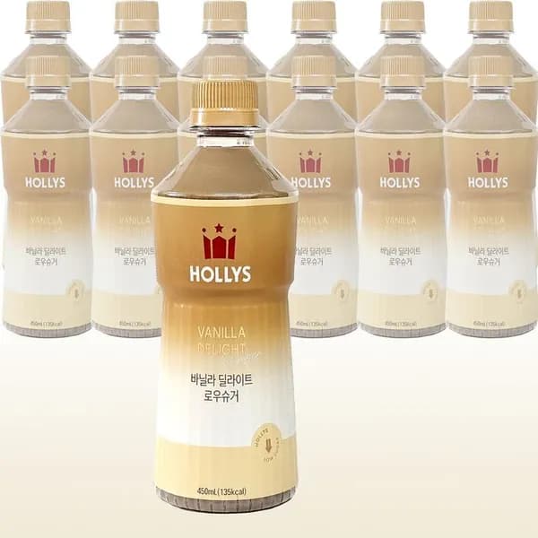 할리스 바닐라 딜라이트 로우슈거 450ml 12개