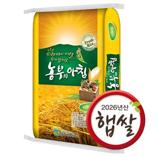 농부의아침 햅쌀 백미, 10kg, 1개
