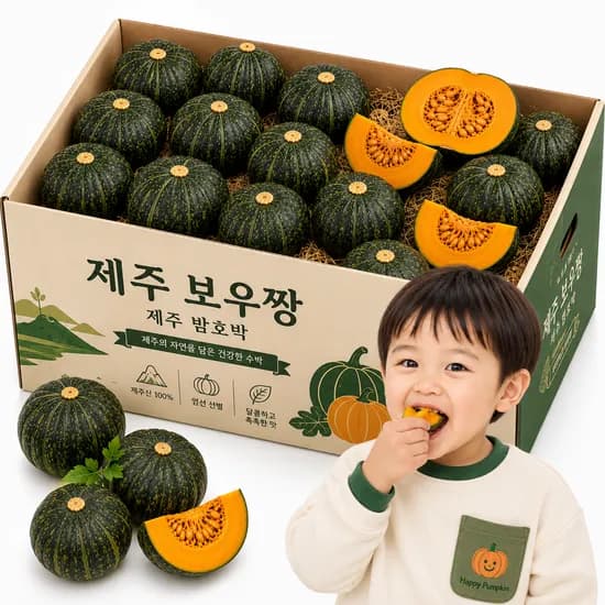 제주직송 미니 밤호박 보우짱 특품 10kg