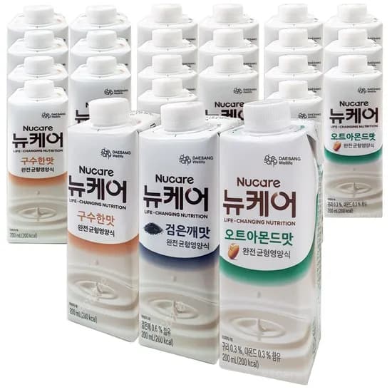 뉴케어 완전균형영양식 식사대용 구수한맛 외 2종 200ml 24개