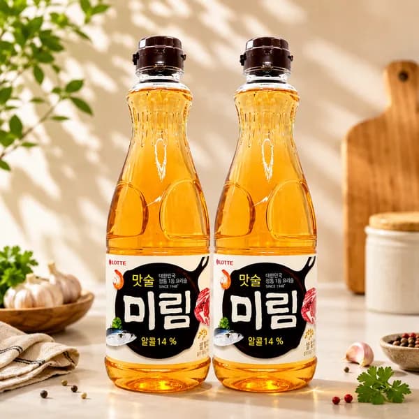 롯데칠성 맛술 미림 900ml 2개 12,500원