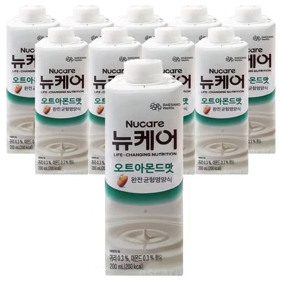 뉴케어 오트아몬드맛 완전균형영양식 200ml 10개