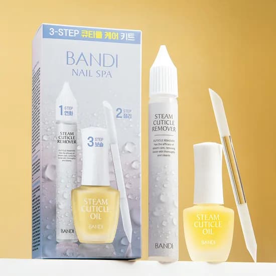 반디 네일스팀 큐티클 3-Step 케어 키트 22ml 1개