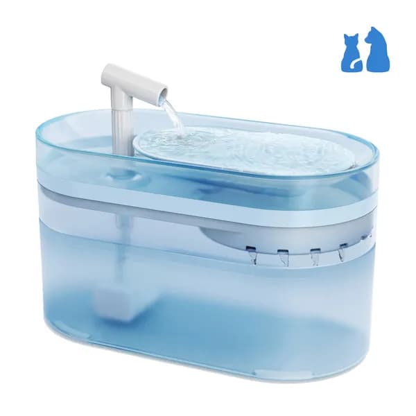 수린펫 강아지 고양이 자동급수기 블루 2.5L 1개