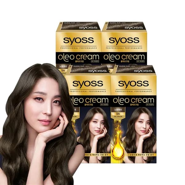 사이오스 올레오 새치커버 염색약 3A 노블애쉬 4개