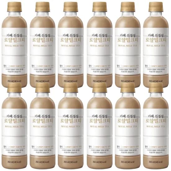 카페 진정성 로얄 밀크티 350ml 12개 12,880원