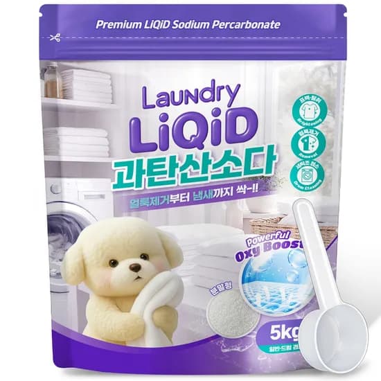 리퀴드 과탄산소다 스푼 포함 5kg 1개