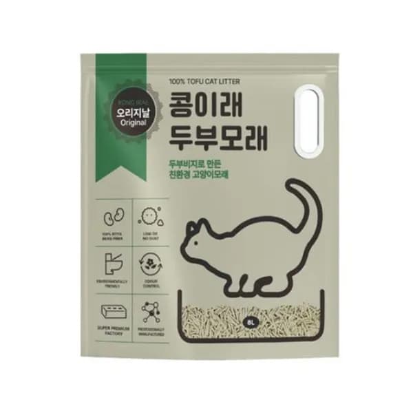 콩이래 두부모래 무향 8L 1개