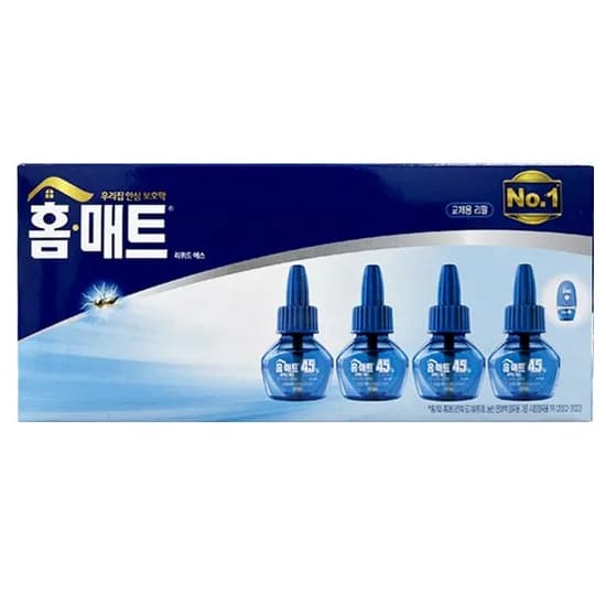 홈매트 리퀴드 리필 45일 29ml 4개 1개