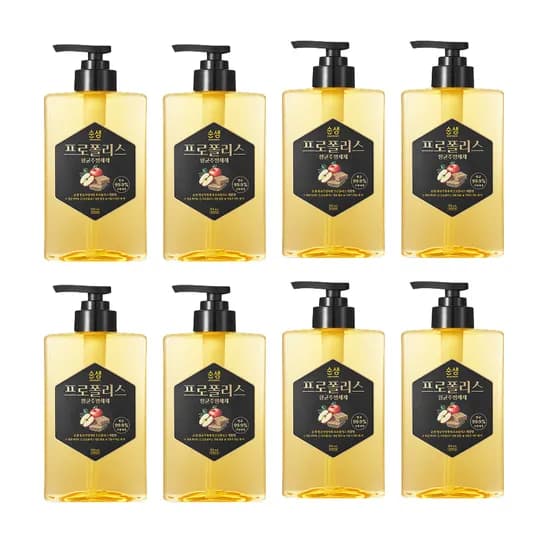 순샘 항균 주방세제 프로폴리스 애플 500ml 8개