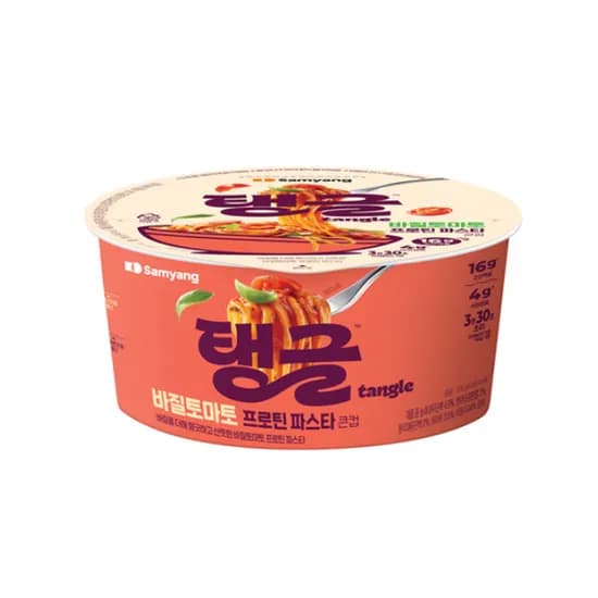 삼양식품 탱글 바질토마토 프로틴 파스타 바질토마토맛 100g 6개
