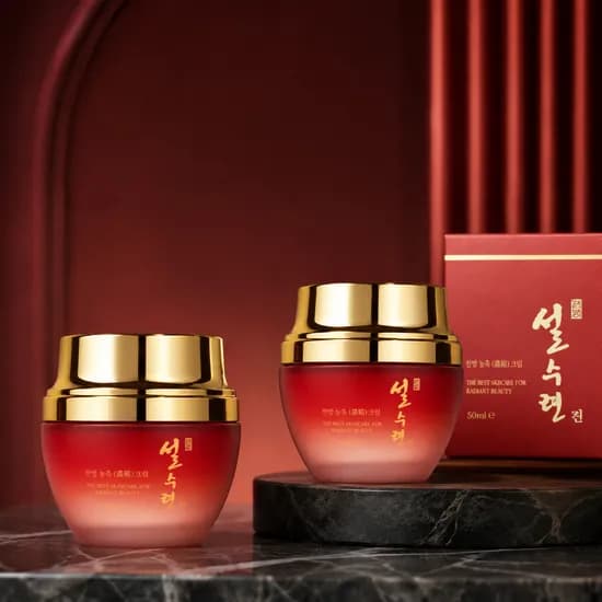 설수련 진 한방 농축 영양크림 60ml 2개