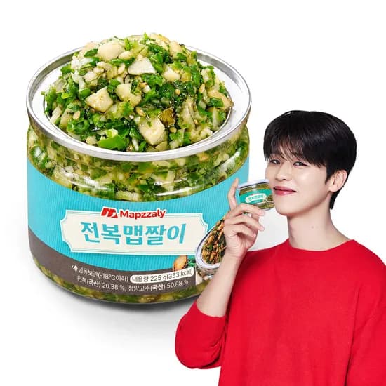 셰프애찬 전복맵짤이 전복 고추 다짐 225g 1통