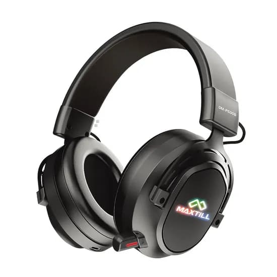 MAXTILL 무선 블루투스 게이밍 헤드셋, GM-P500B, 가상 7.1채널, 블랙, 1개
