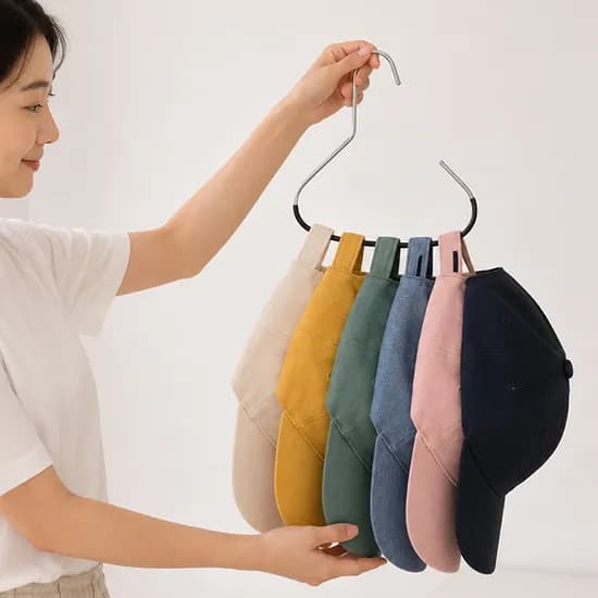 다용도 수납걸이 클래식 시크 블랙 5개