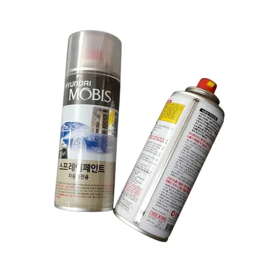 현대모비스 스프레이 락카 아반떼 XD NW 노블화이트페인트 200ml 1개
