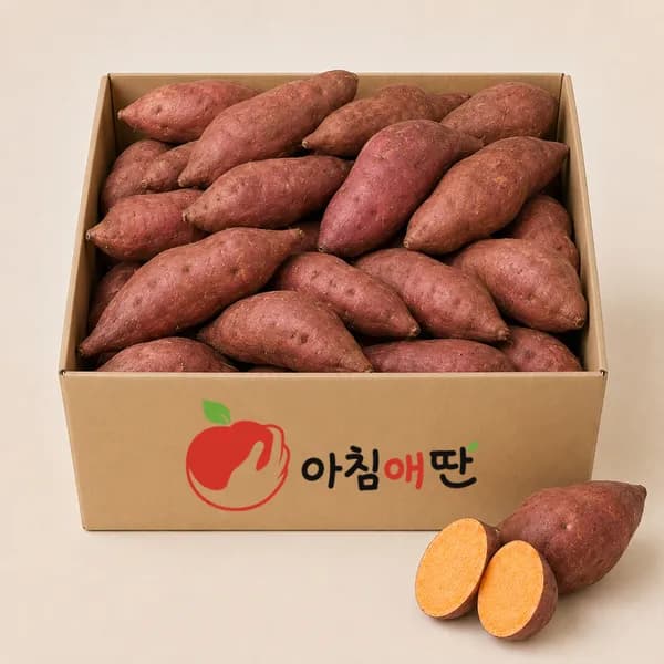 아침애딴 해남 호풍미 호박고구마 한입 5kg 1박스